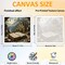 Paint By Numbers Book-Themed Kit for Adults Beginners – 16x16 Inch DIY Acrylic Canvas Painting Set, Easy Reading Wall Art Craft for Home Decor & Gift (Without Frame)
